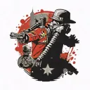 Fallout New Vegas NCR tattoo design idea