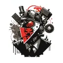 Fallout New Vegas NCR tattoo design idea