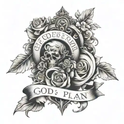 God's plan Corinthians family tattoo design idea