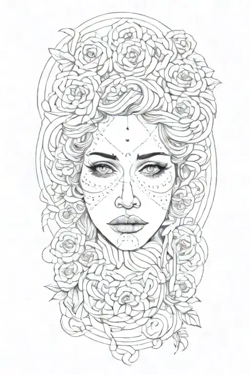 who's afraid of little old me tattoo black grey style tattoo design idea