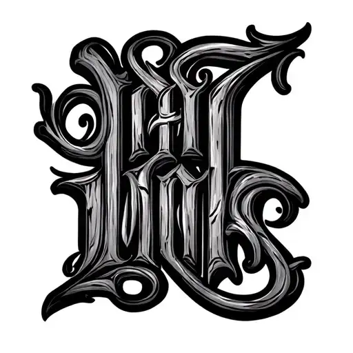 Two Word Ambigram Generator tattoo design idea