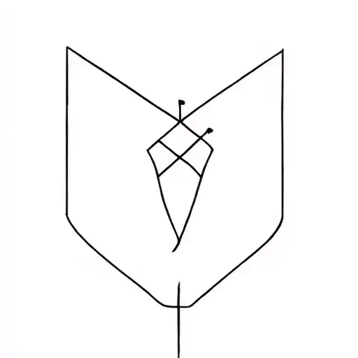 outline of afghanistan tattoo design idea