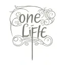 One Life tattoo design idea