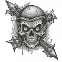 psycho killer tattoo design idea