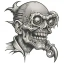 psycho killer tattoo design idea