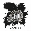 text Camus tattoo design idea