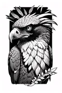 Philippine eagle tattoo design idea