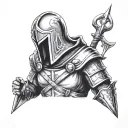 Templar tattoo design idea