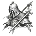 Templar tattoo design idea