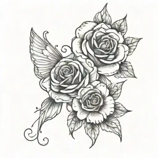 matching sister tattoo without flowers tattoo design idea