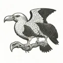 Albatross tattoo design idea