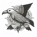 Albatross tattoo design idea