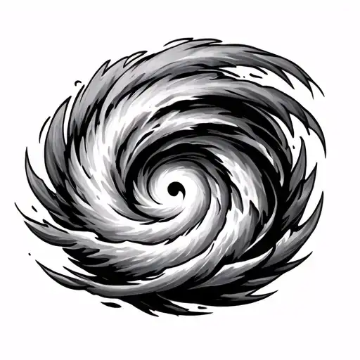 hurricane tattoo tattoo design idea