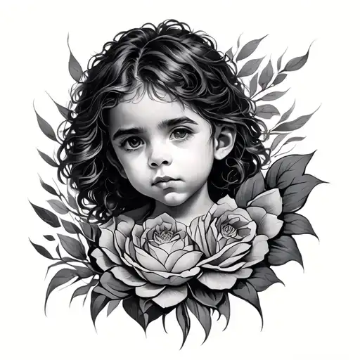 Golden Child tattoo design idea