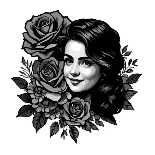 Memorial Mom tattoo design idea