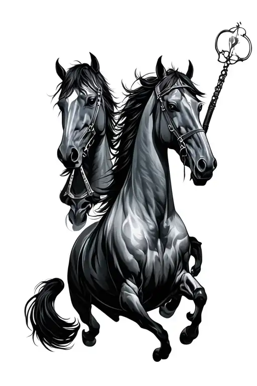4 Horsemen tattoo design idea