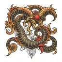 Aries and Scorpio tattoo design idea