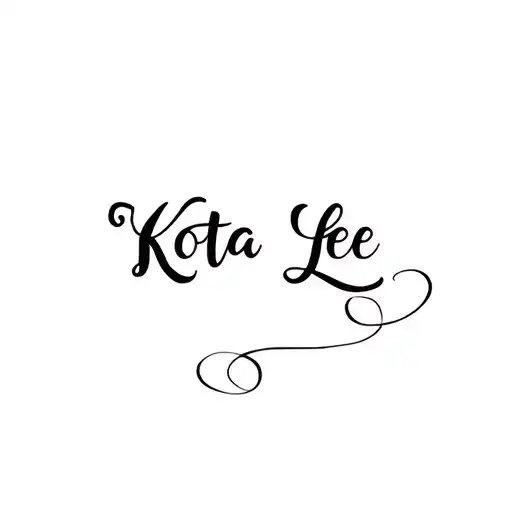"Kota Lee " miscarriage pregnancy loss tattoo design idea
