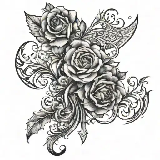 One direction tattoo based off the idea of you can start a cult tattoo design idea