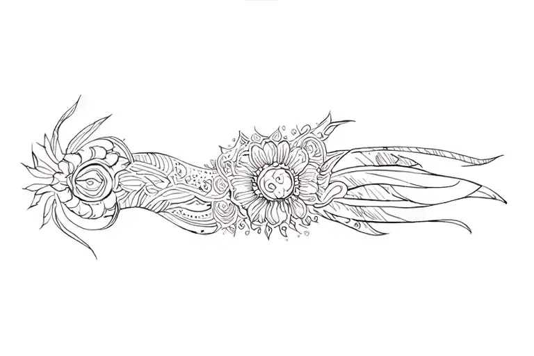 Raja tattoo design idea