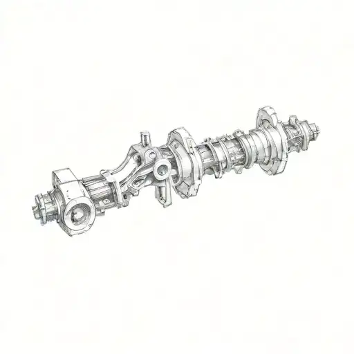 a crankshaft tattoo design idea