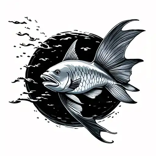Just Keep Swimming tattoo design idea