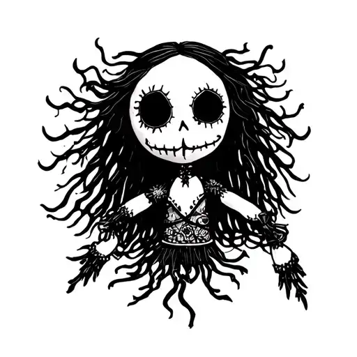 Voodoo Doll tattoo design idea
