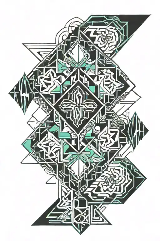 spearmint tattoo design idea