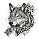 wolf head tattoo tattoo design idea