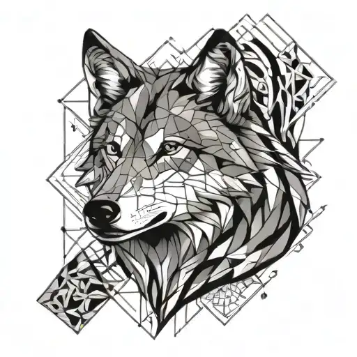 wolf head tattoo tattoo design idea