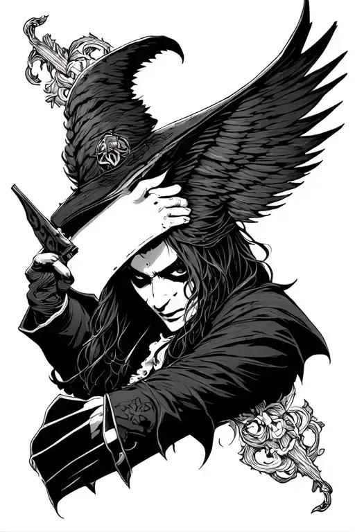 Vampire Hunter D Anime 2000 Forearm Tattoo design tattoo design idea