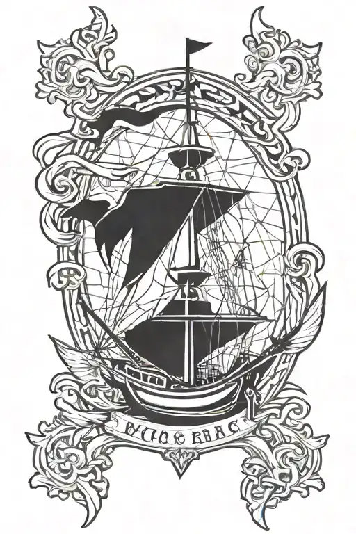 Assasins creed Black Flag  tattoo design idea