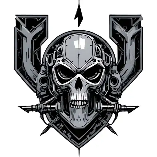 symbols adeptus mechanicus tattoo design idea