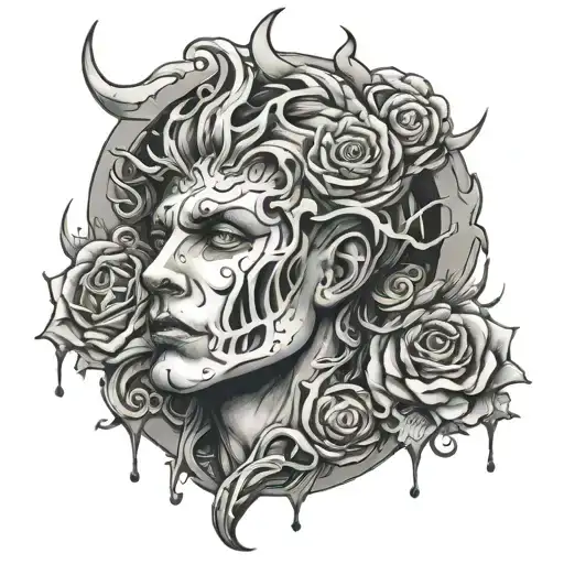 Principles of Insanity tattoo design idea