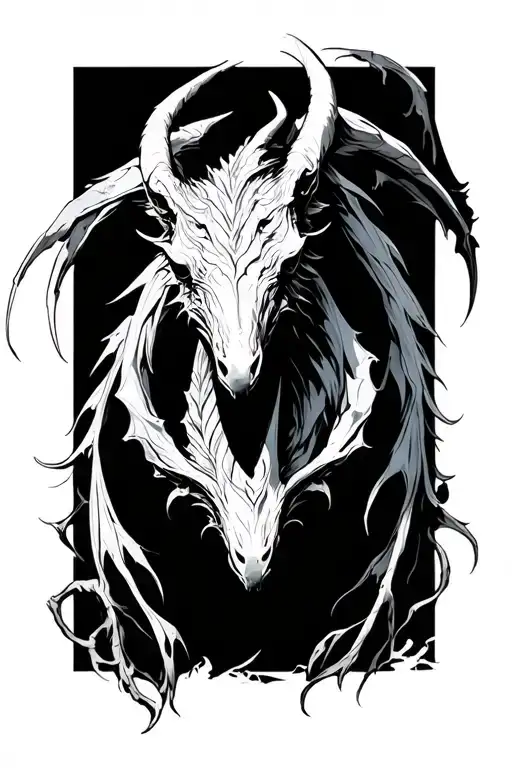 Thestral tattoo design idea