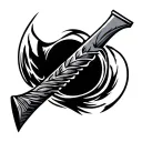 Tomahawk tattoo design idea
