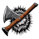 Tomahawk tattoo design idea