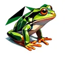 tree frog  tattoo design idea