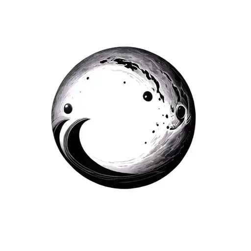 Coverup Space tattoo design idea
