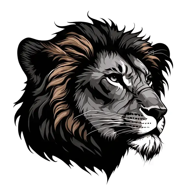 Leo and vigro tattoo design idea