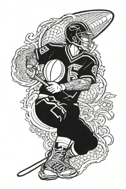 New England Sports and Ice Cream tattoo design idea