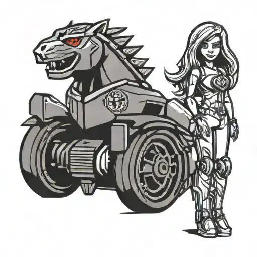 Barbie doll, autobot, Roblox logo, Kansas City chiefs logo tattoo design idea