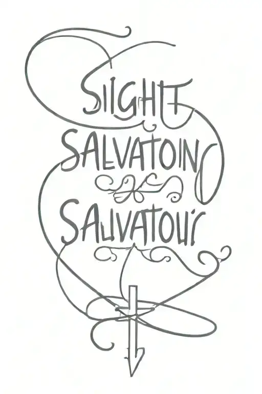 light, salvation, stronghold, no fear, psalms 27:1  tattoo design idea