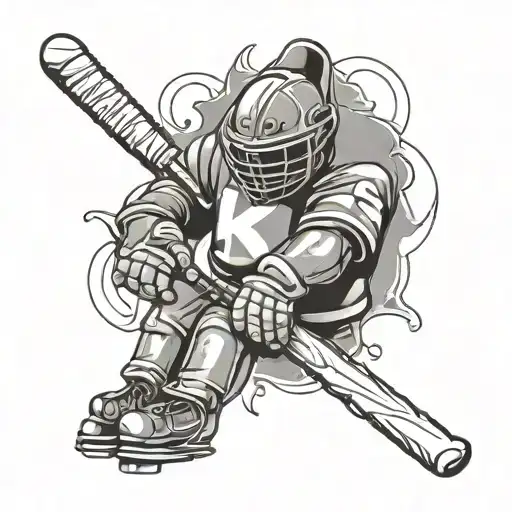 crab rangoon, hockey, goon movie tattoo design idea