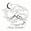 always remember storms don't last forever tattoo design idea