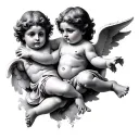 Cherubs tattoo design idea