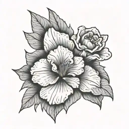 outline of state of Georgia tattoo design idea