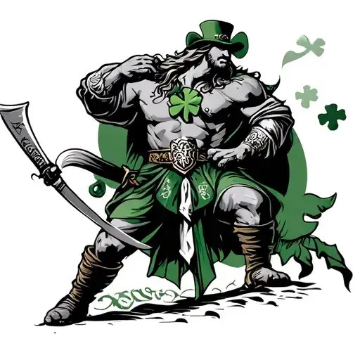 god,country, Norte dame fighting Irish tattoo design idea