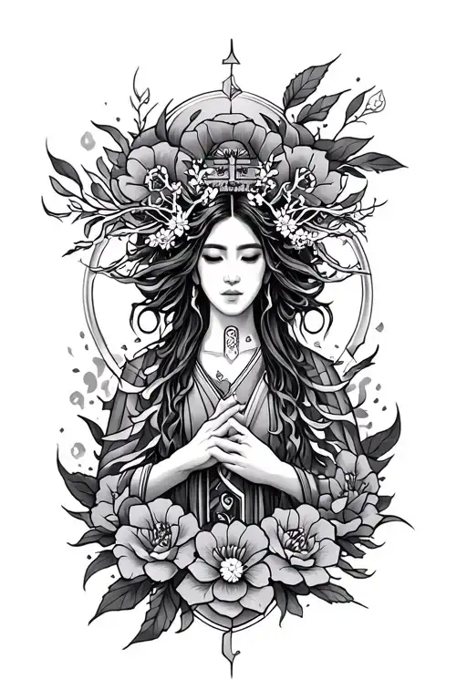 Christian Japanese style tattoo tattoo design idea