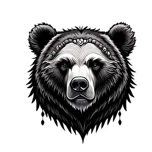 Bear Spirit tattoo design idea